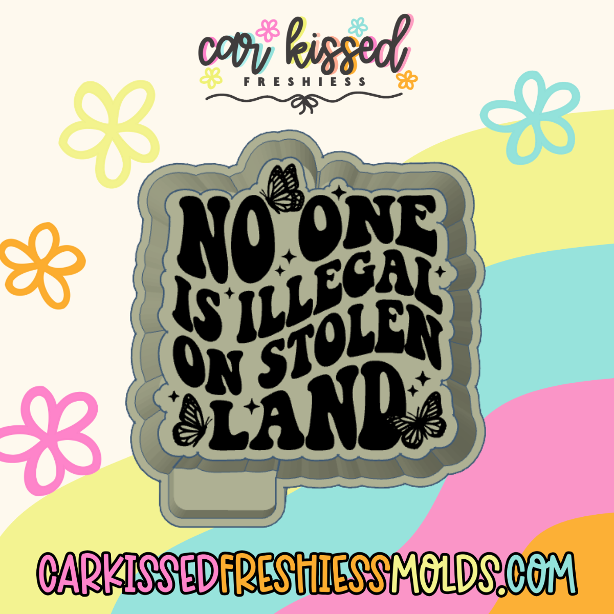 No One Is Illegal Silicone Mold