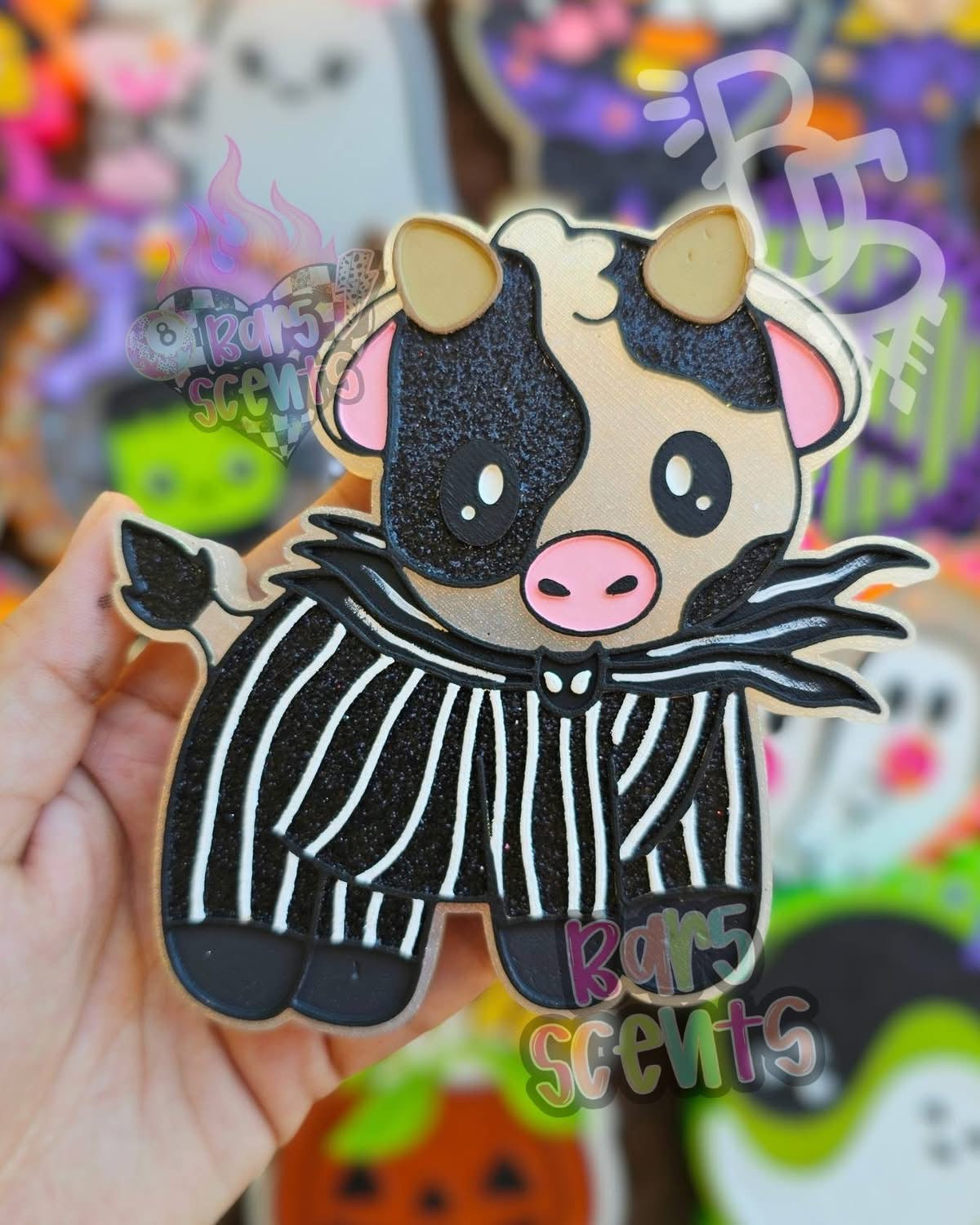 Skeleton Nightmare Cow Silicone Mold