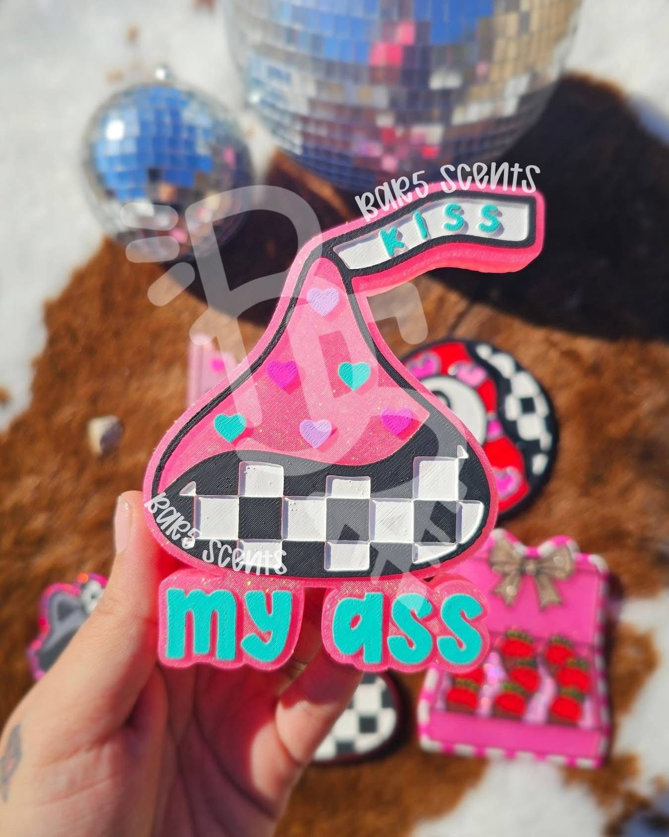 Kiss My Ass Chocolate Silicone Mold