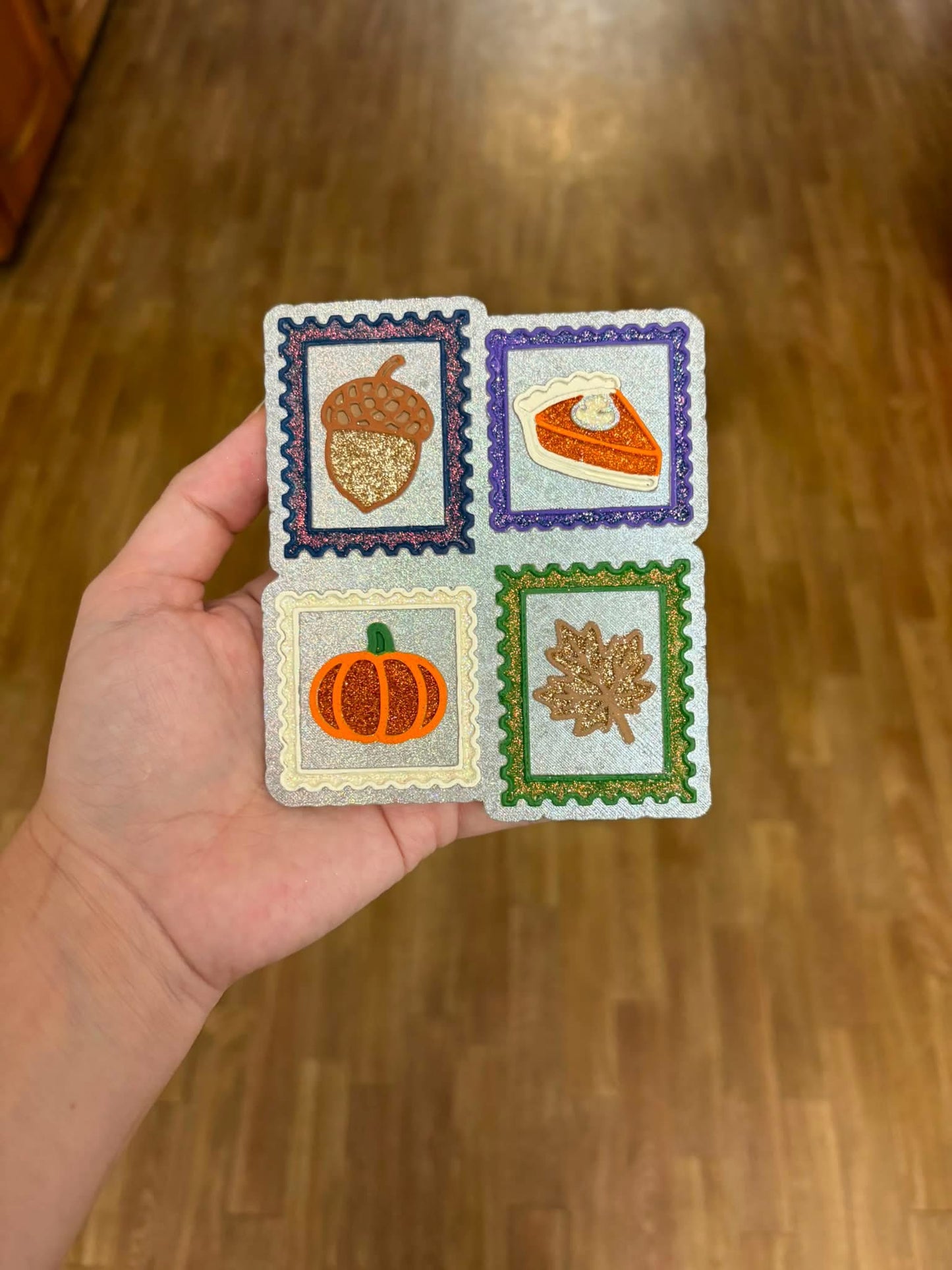 Fall Season Stamp Silicone Mold