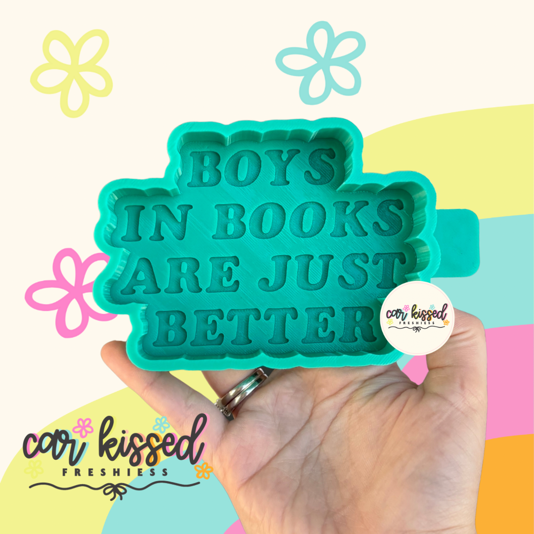 Boys In Books Silicone Mold