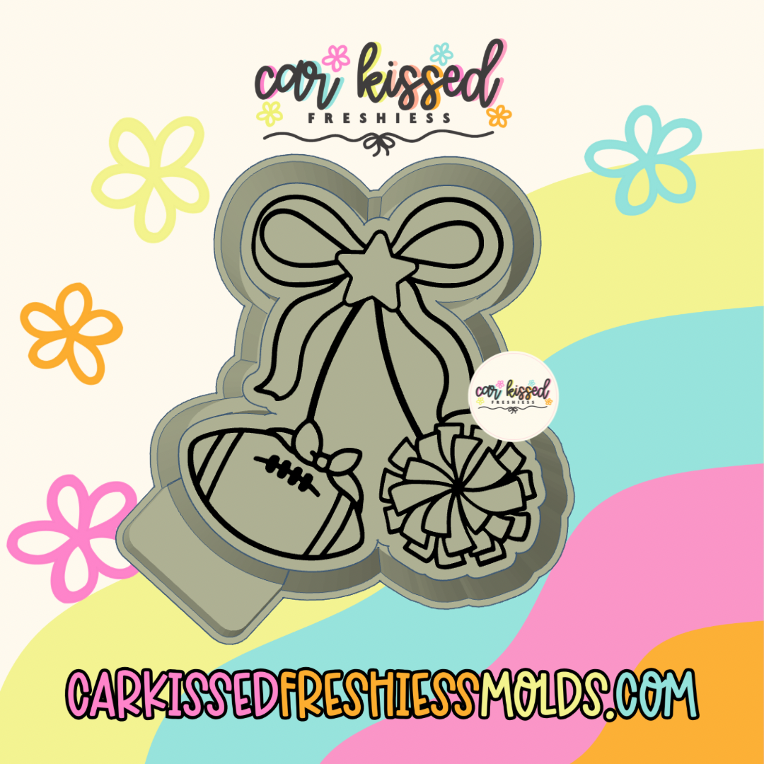 Football PomPom Cherry Silicone Mold