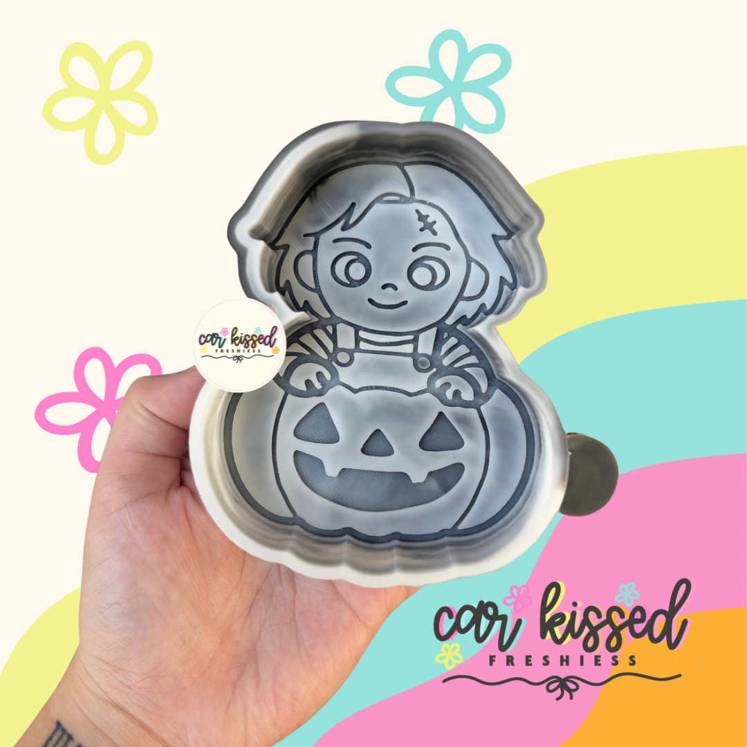 Chuck Pumpkin Friend Silicone Mold