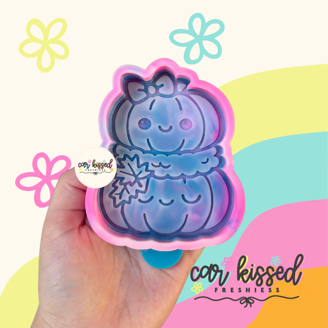 Fall Pumpkin Stack Silicone Mold