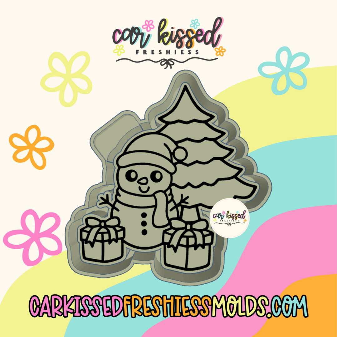 Snowman Christmas Silicone Mold