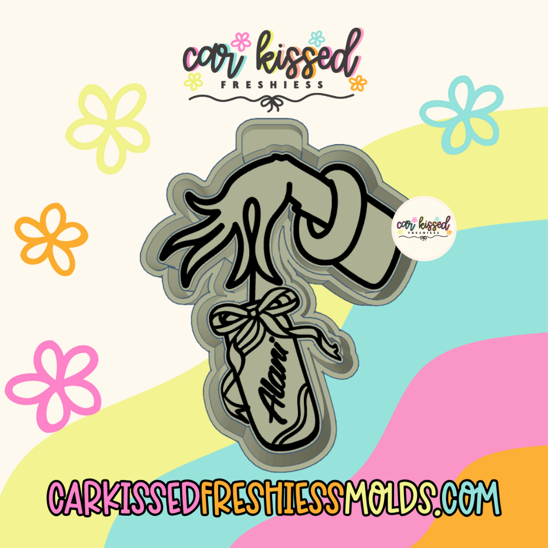 Grouch Hand w Energy Drink Silicone Mold