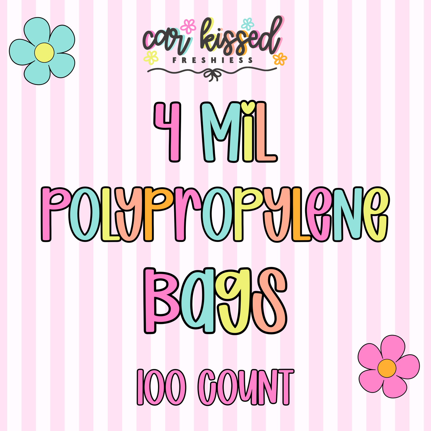 4 Mil Poly Bags 6x6