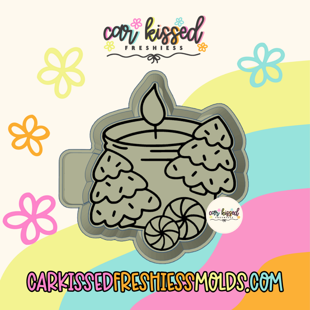 Christmas Candle Silicone Mold