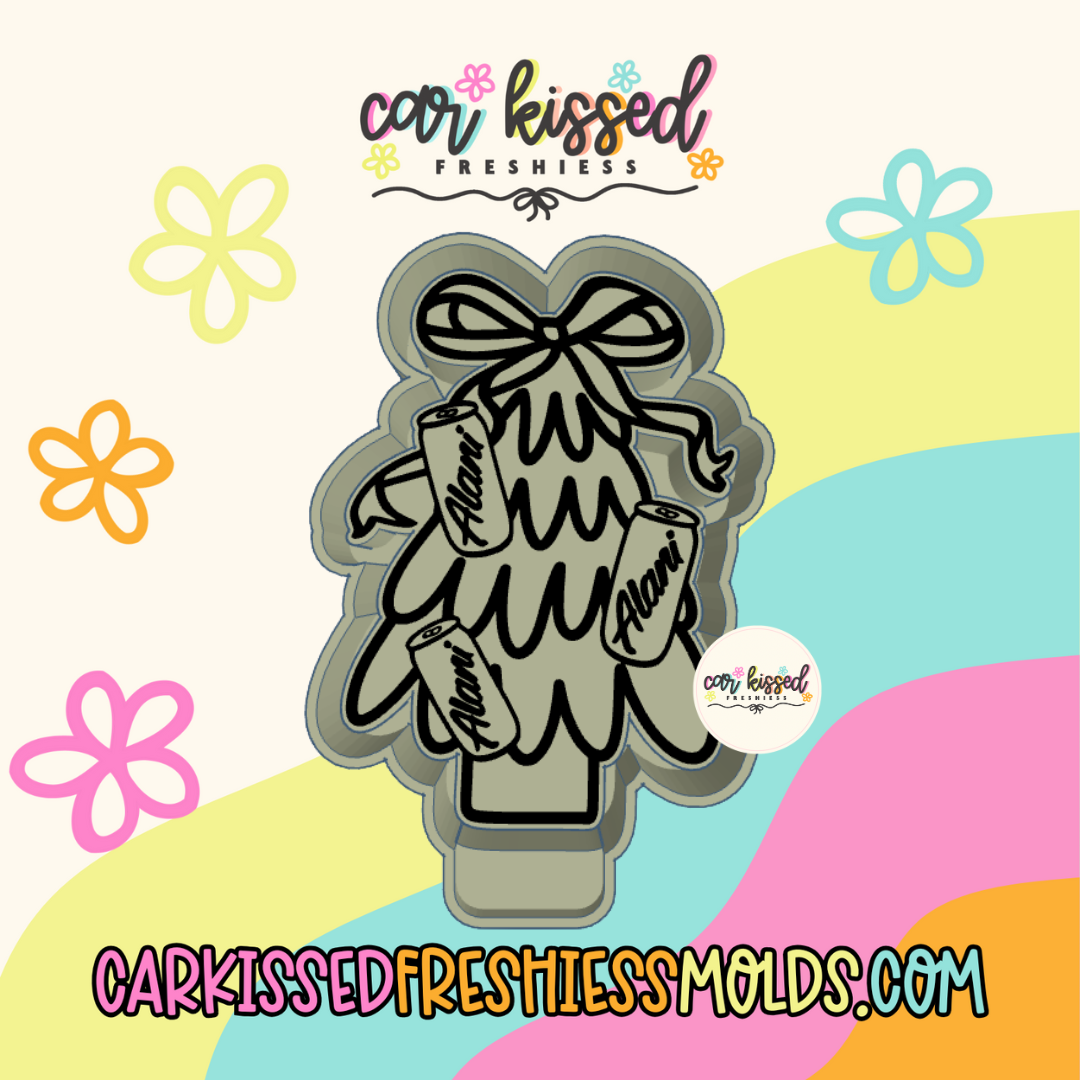 Energy Drink Xmas Tree Silicone Mold