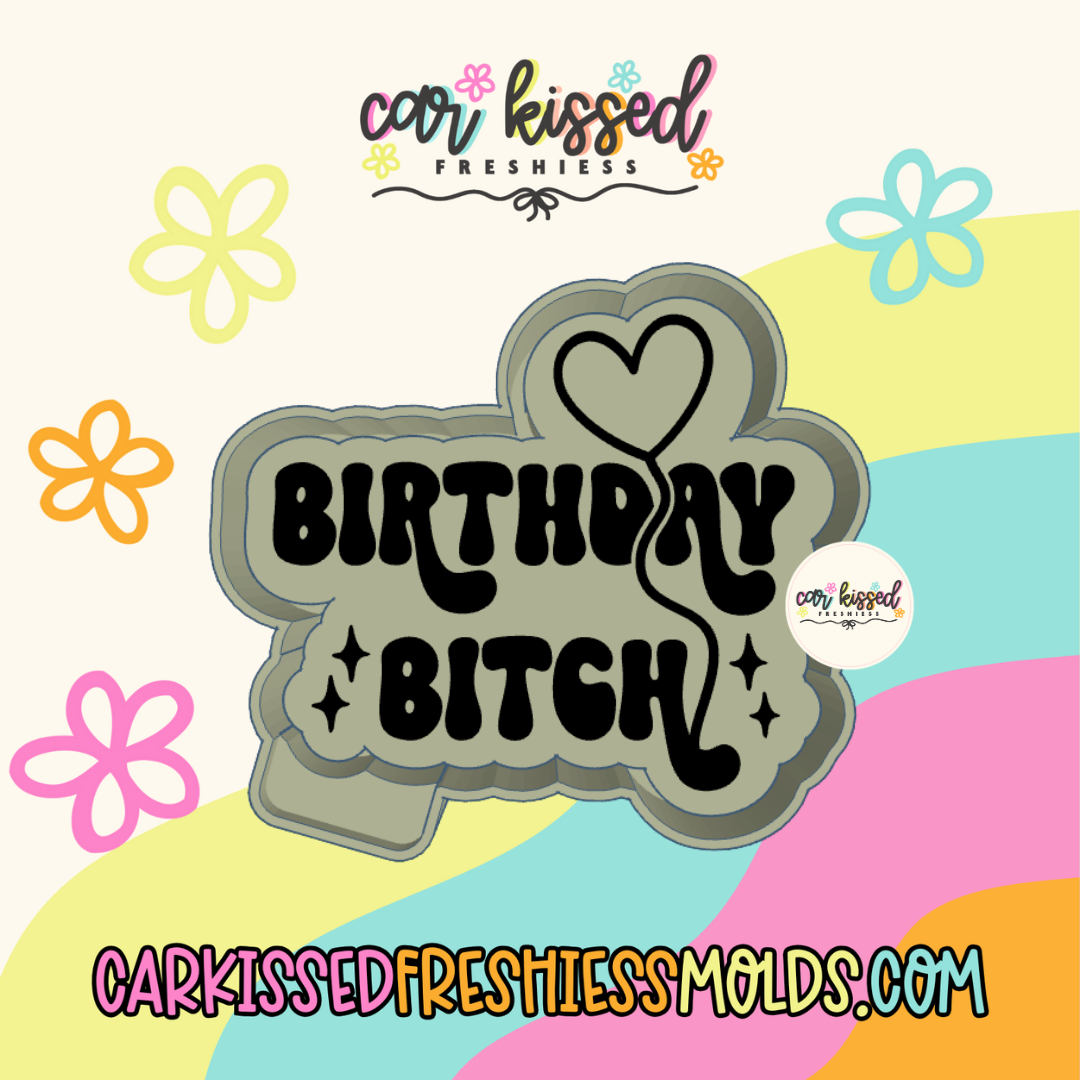 Birthday B Silicone Mold