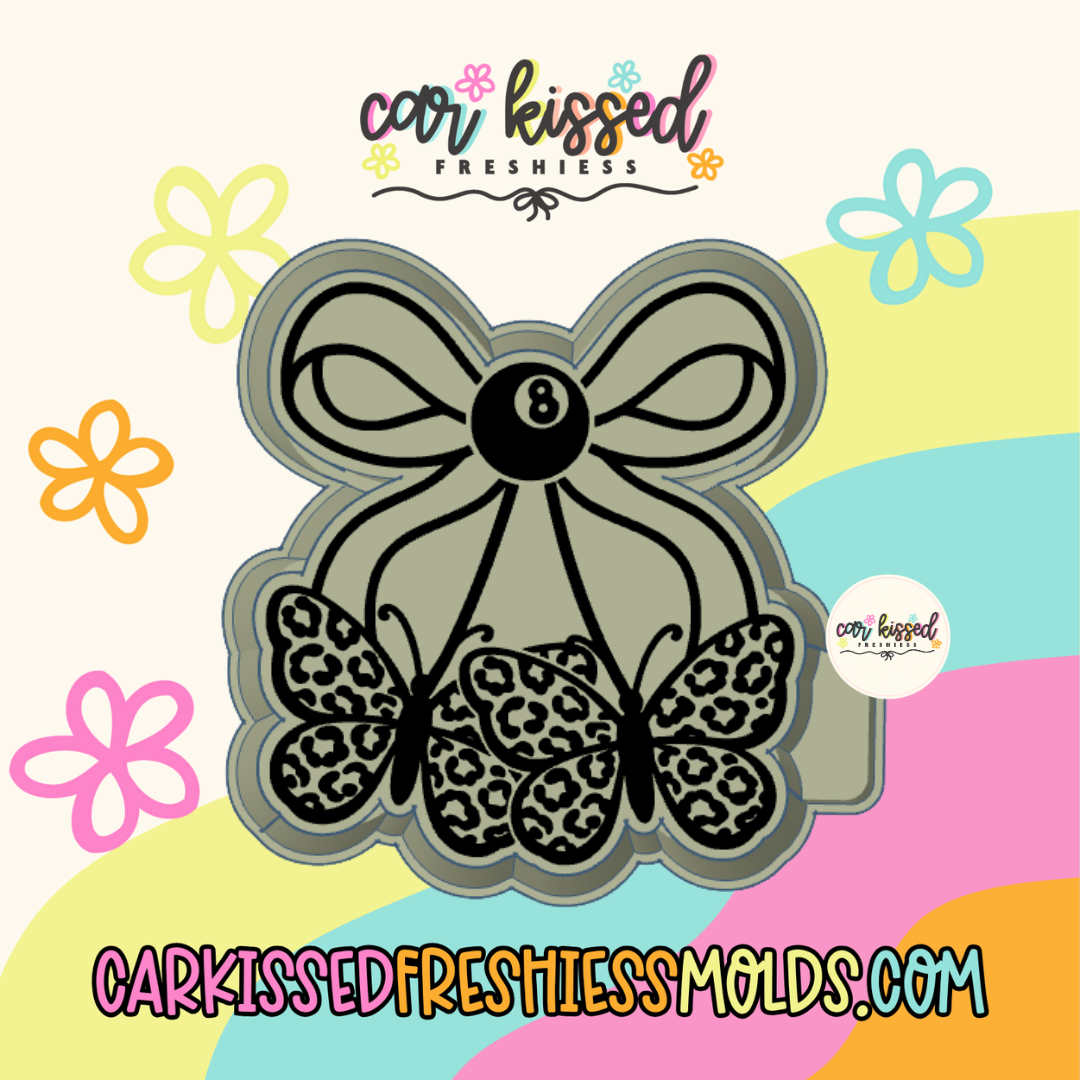 Leopard Butterfly Cherry Silicone Mold