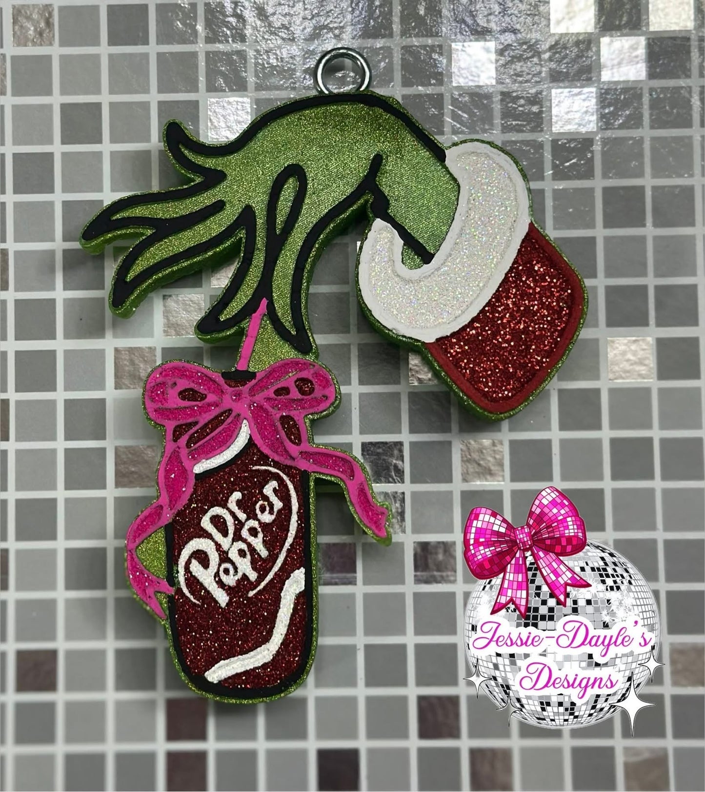 Grouch Hand w Soda Silicone Mold