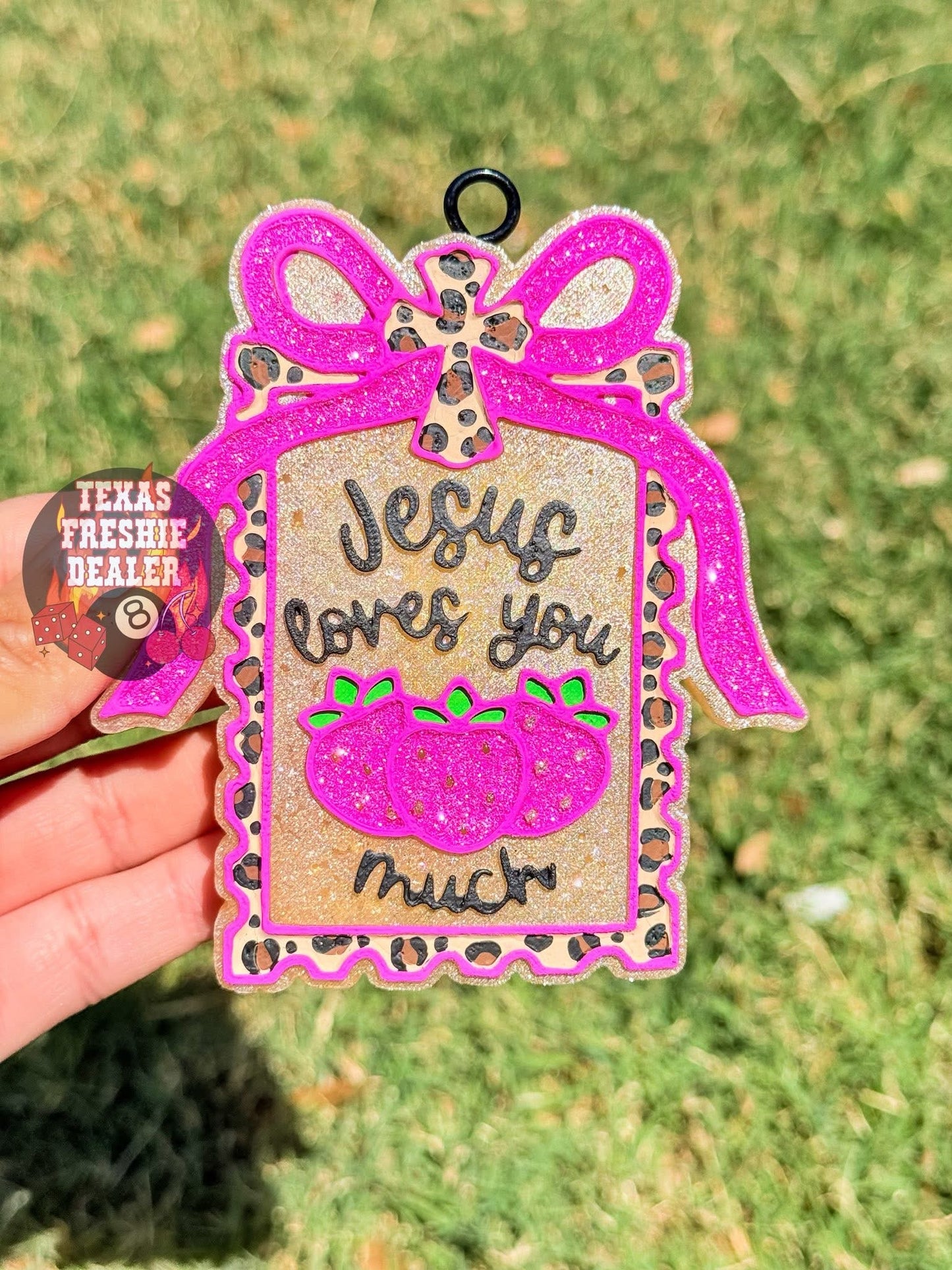 Jesus Loves You Berry Much Stamp Silicone Mold