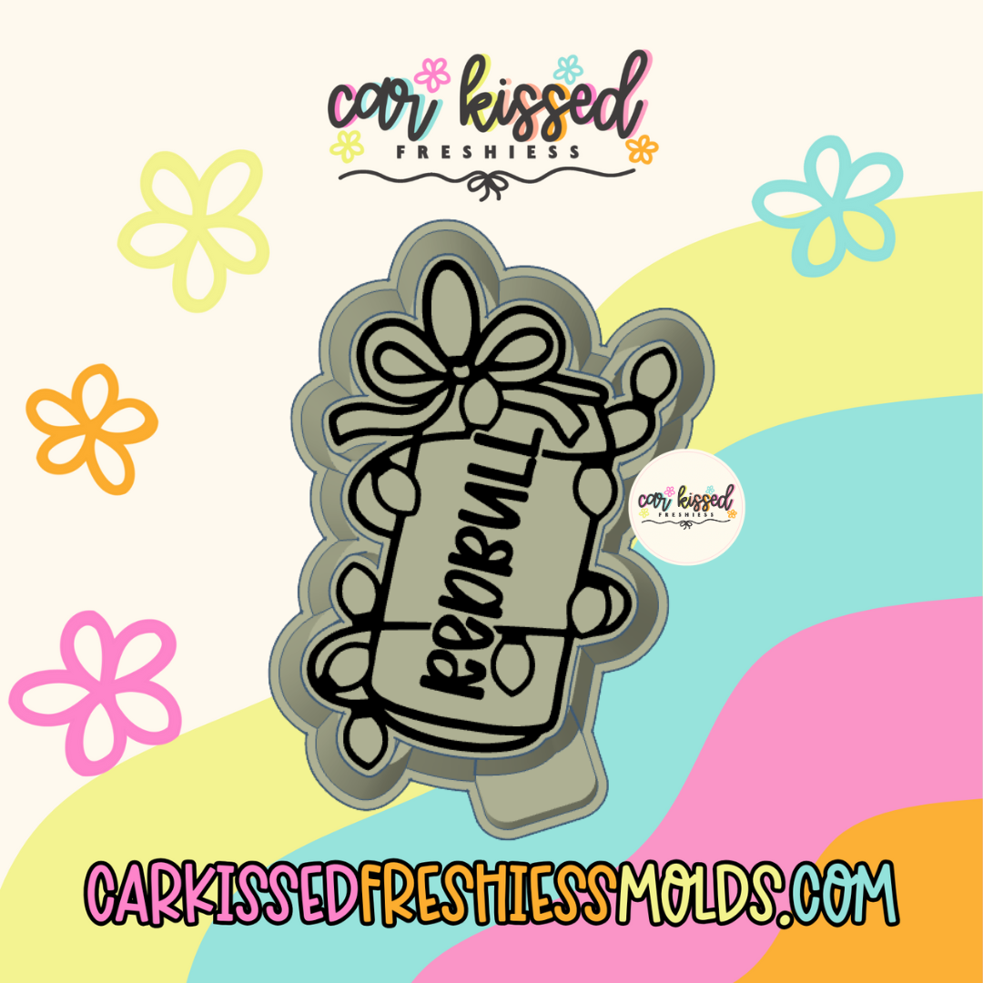 RB Christmas Lights Can Silicone Mold