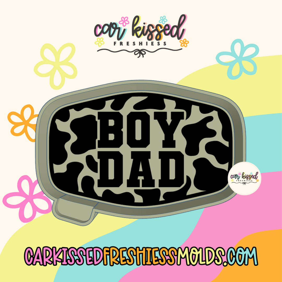 Boy Dad Camo Buckle Silicone Mold