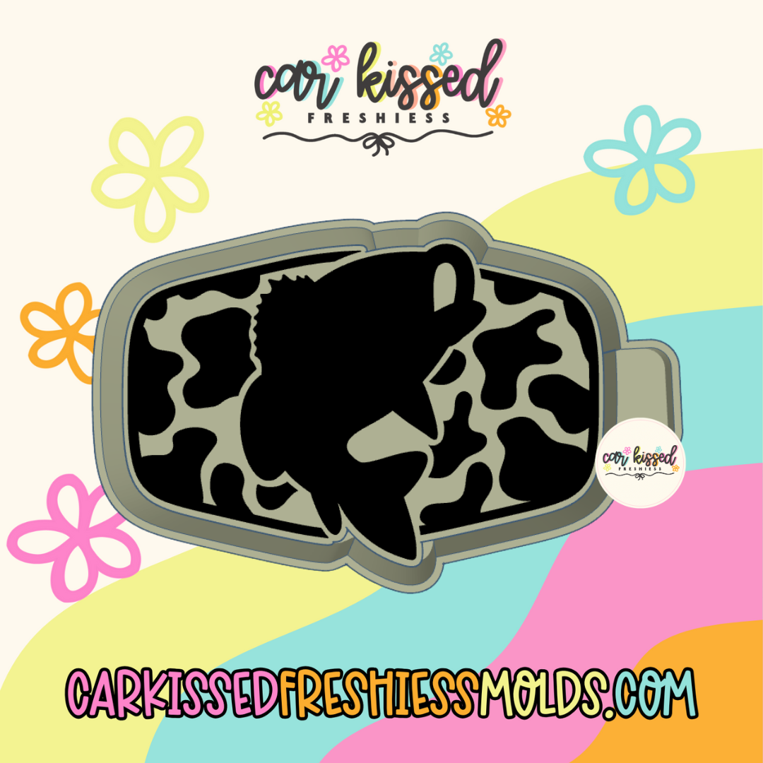 Fish Camo Buckle Silicone Mold