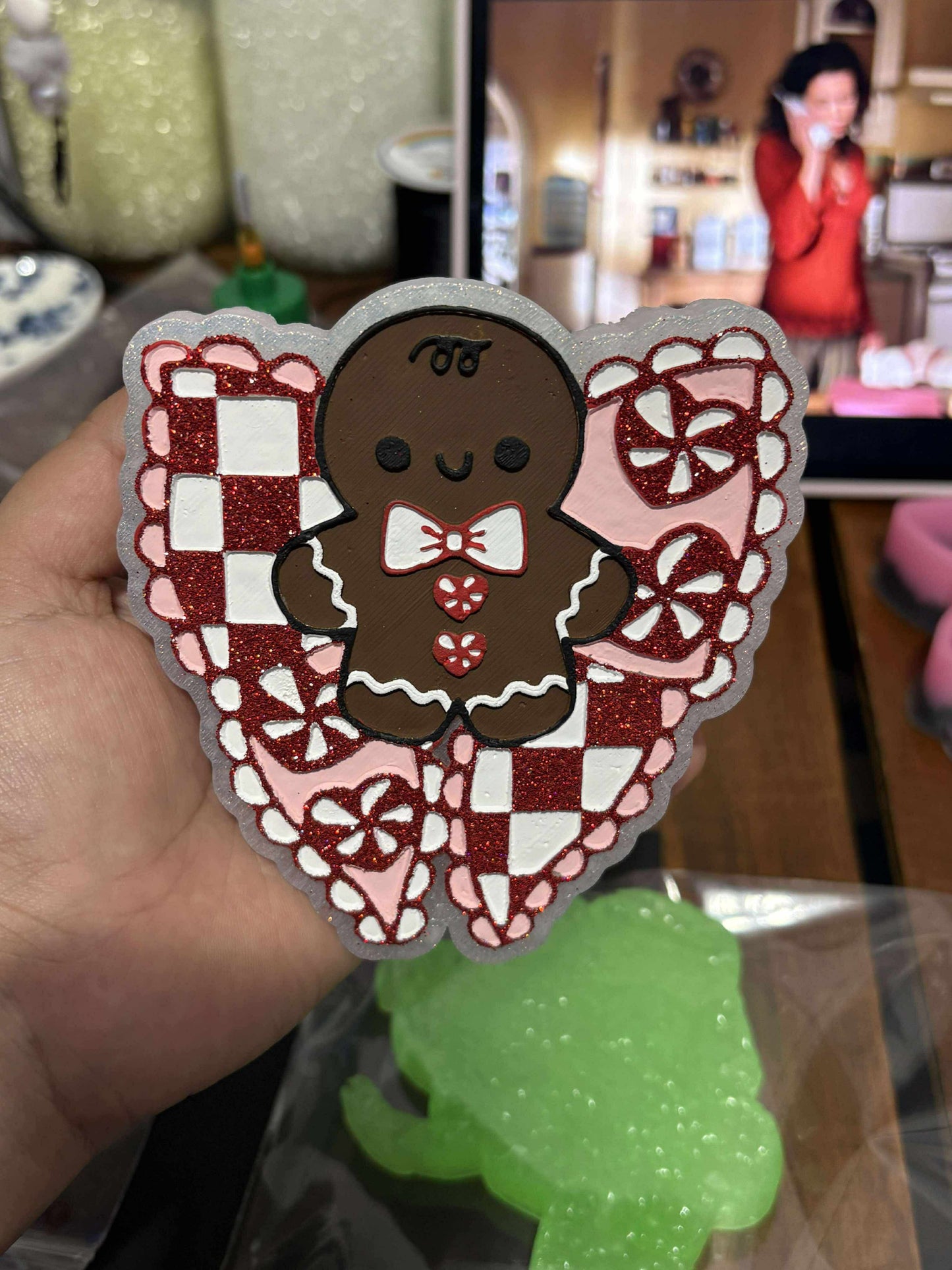 Gingerbread Scalloped Bow Silicone Mold