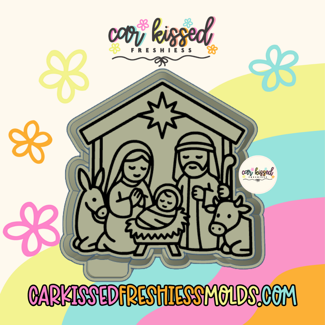 Nativity Scene Silicone Mold