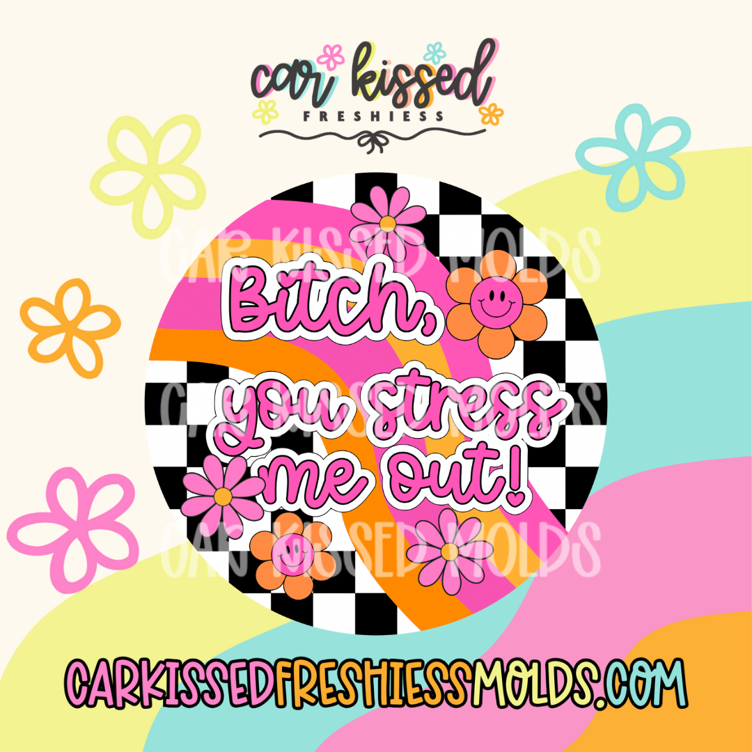 B*tch You Stress Me Out Cardstock