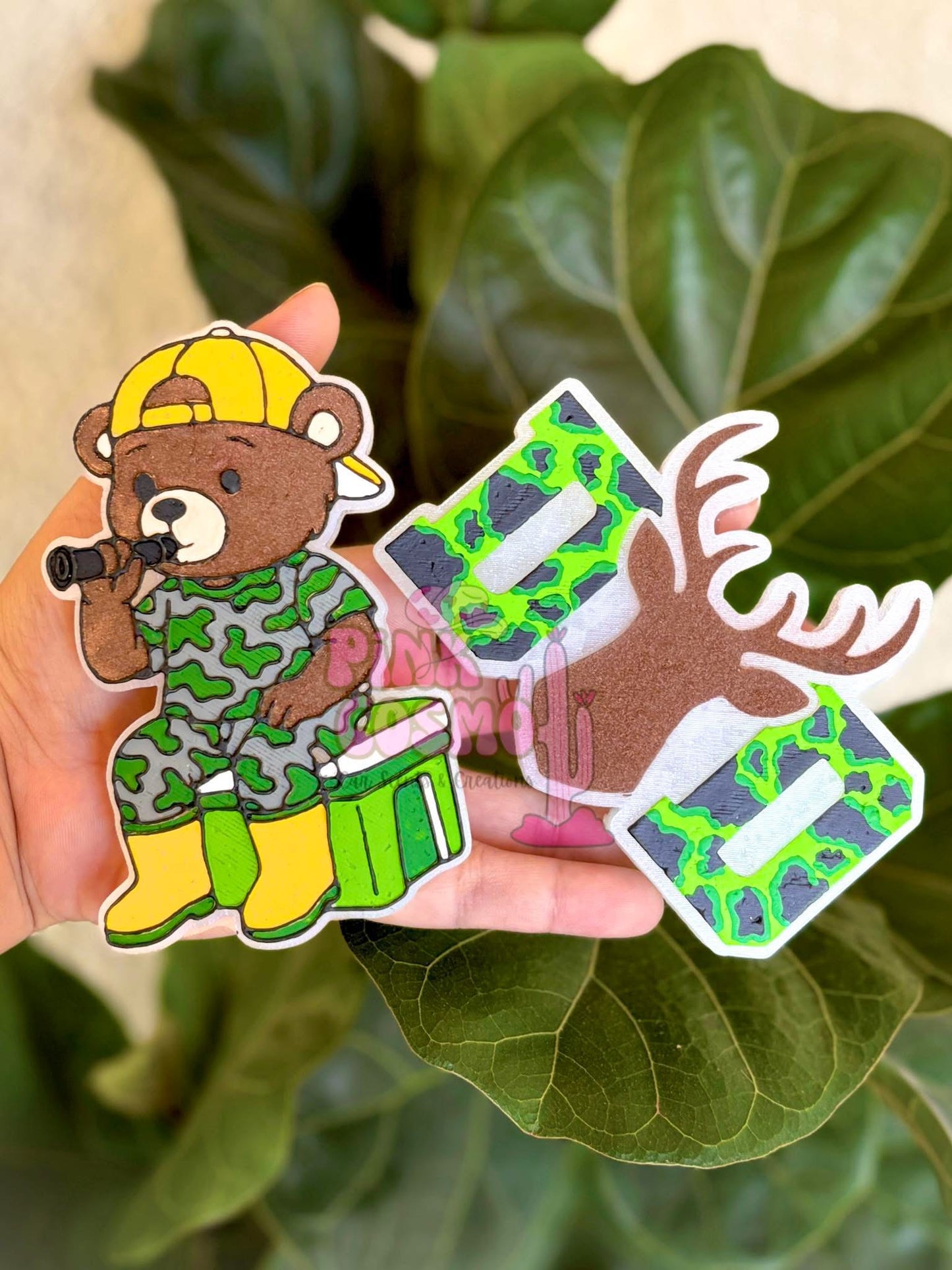 Camo Teddy Bear Silicone Mold