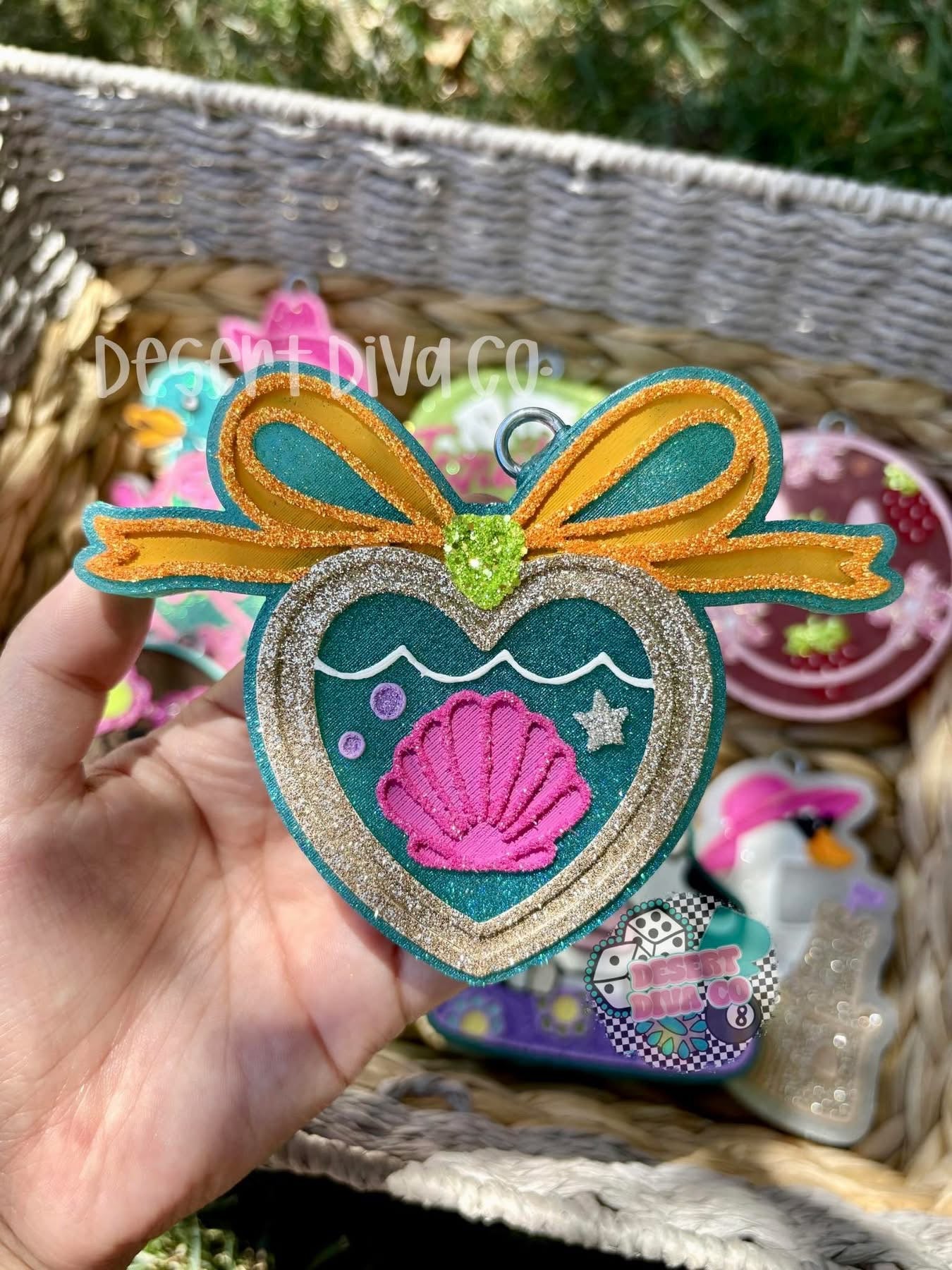 SeaShell Locket Silicone Mold