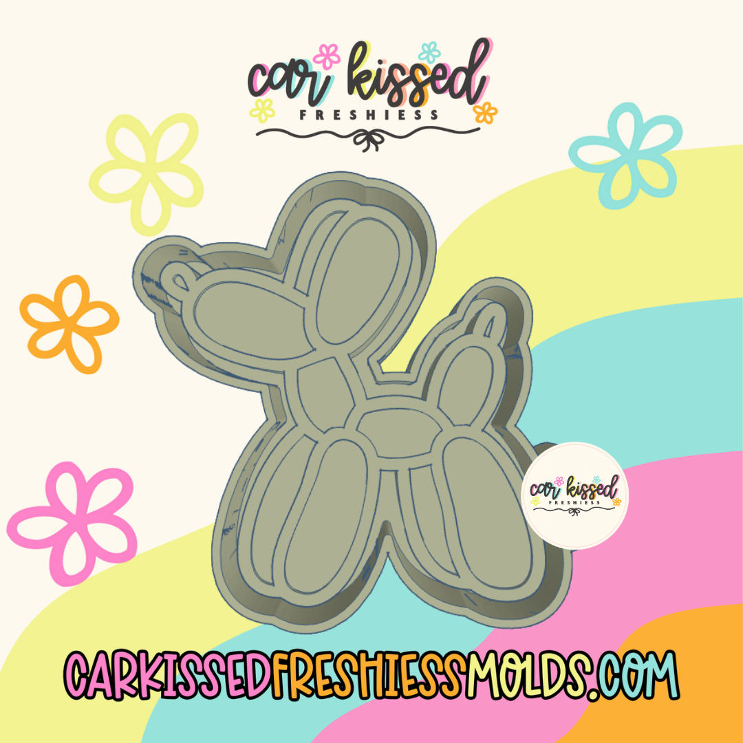 Plain Balloon Dog Silicone Mold