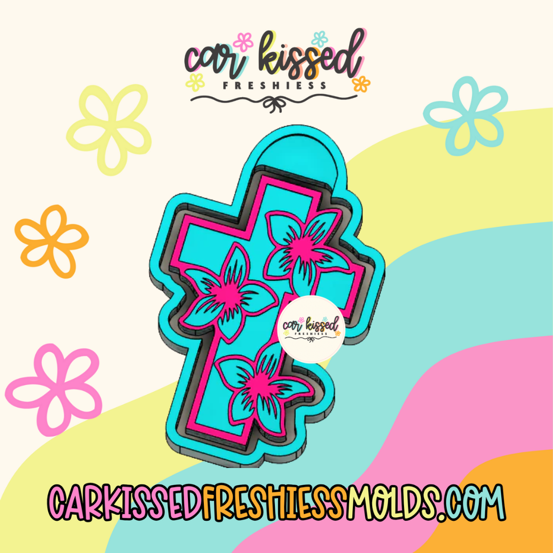 Hawaiian Cross Silicone Mold