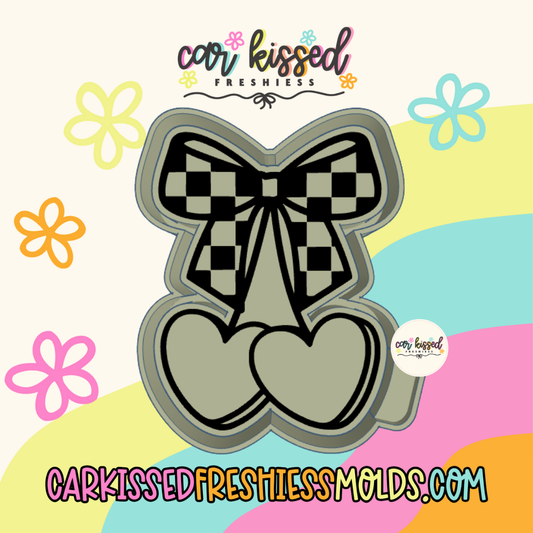 Blank Convo Heart Cherries Silicone Mold