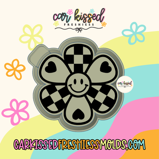 Smiley Flower Silicone Mold