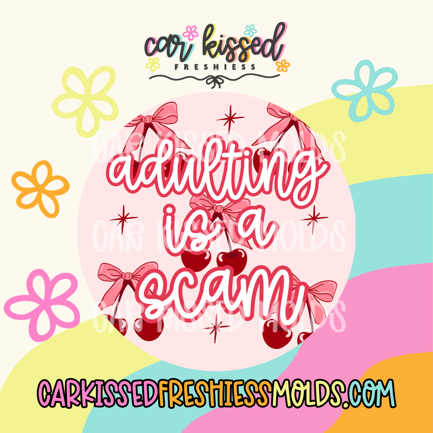 Adulting Is A Scam Cardstock