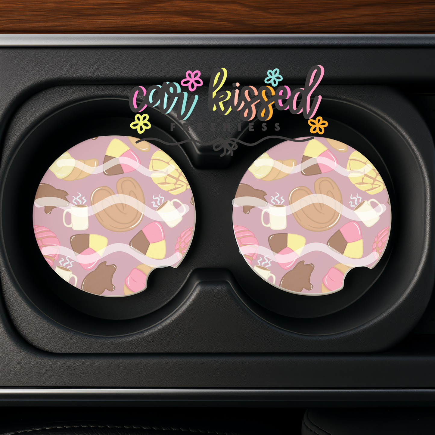 Pan Dulce Car Coaster Set