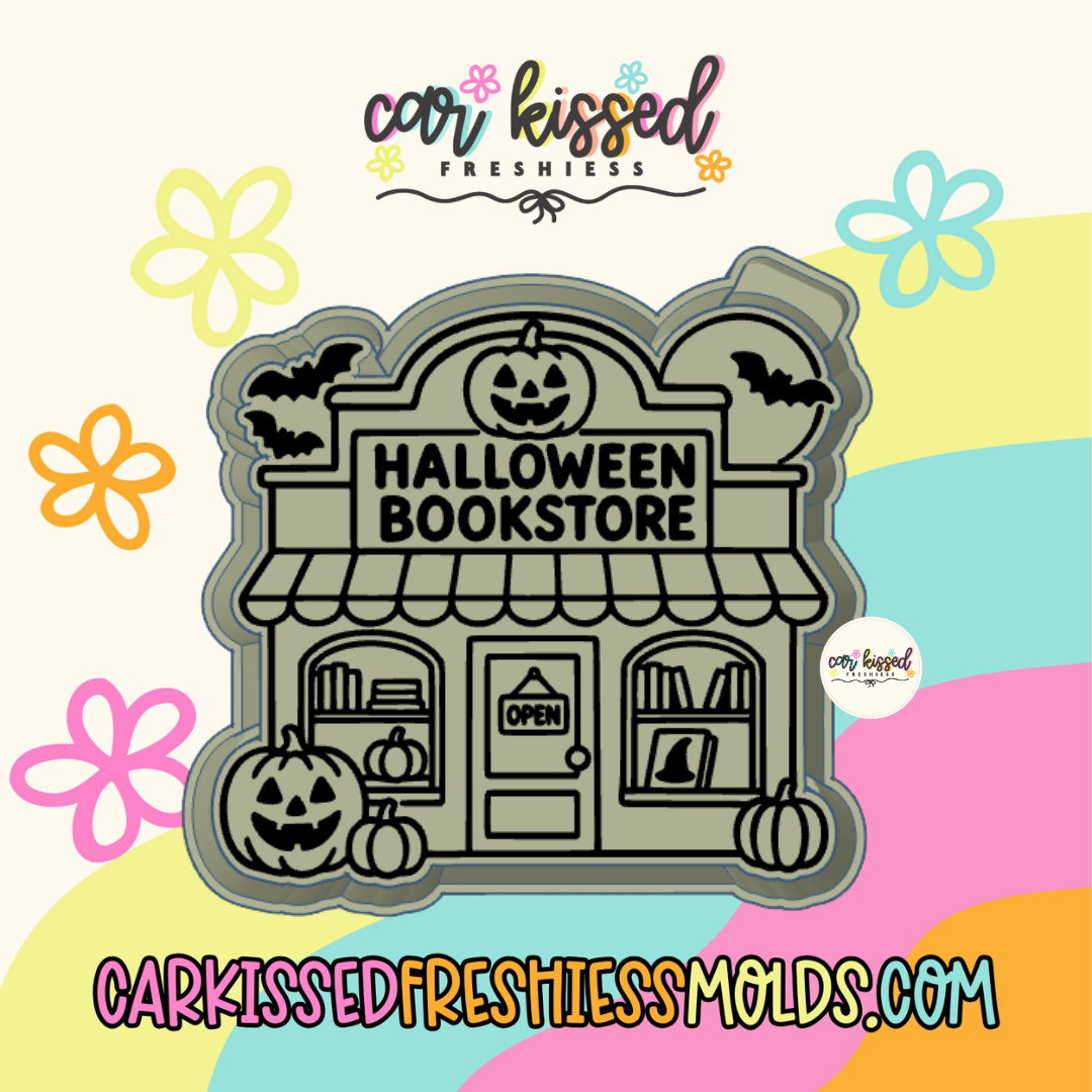 Halloween Bookstore Silicone Mold