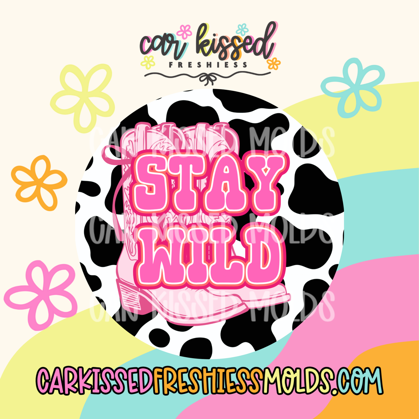 Stay Wild ROUND Cardstock