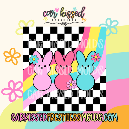 Groovy Peeps Square Cardstock