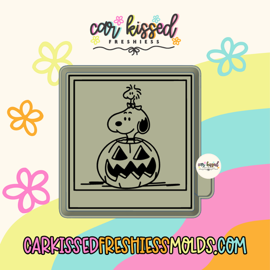 Pumpkin Dog Polaroid Silicone Mold
