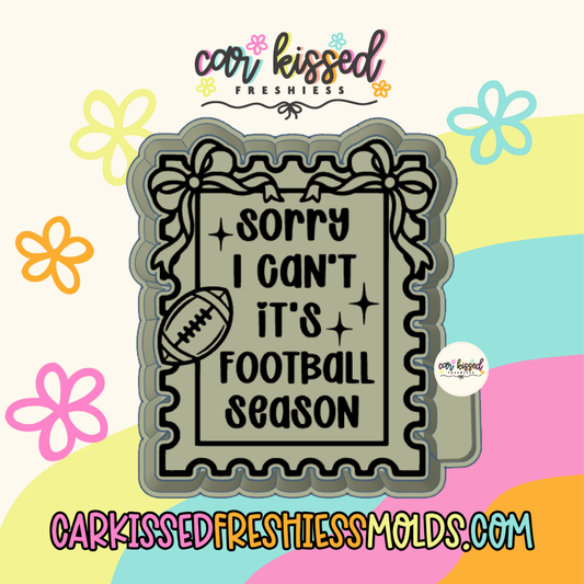 Football Season Stamp Silicone Mold