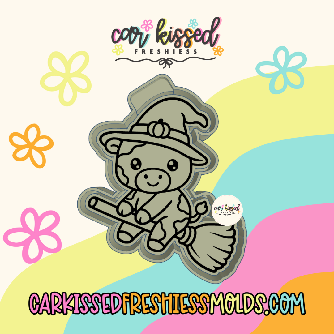 Witch Cow Silicone Mold