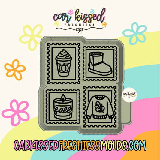 Fall Girly Stamp Silicone Mold