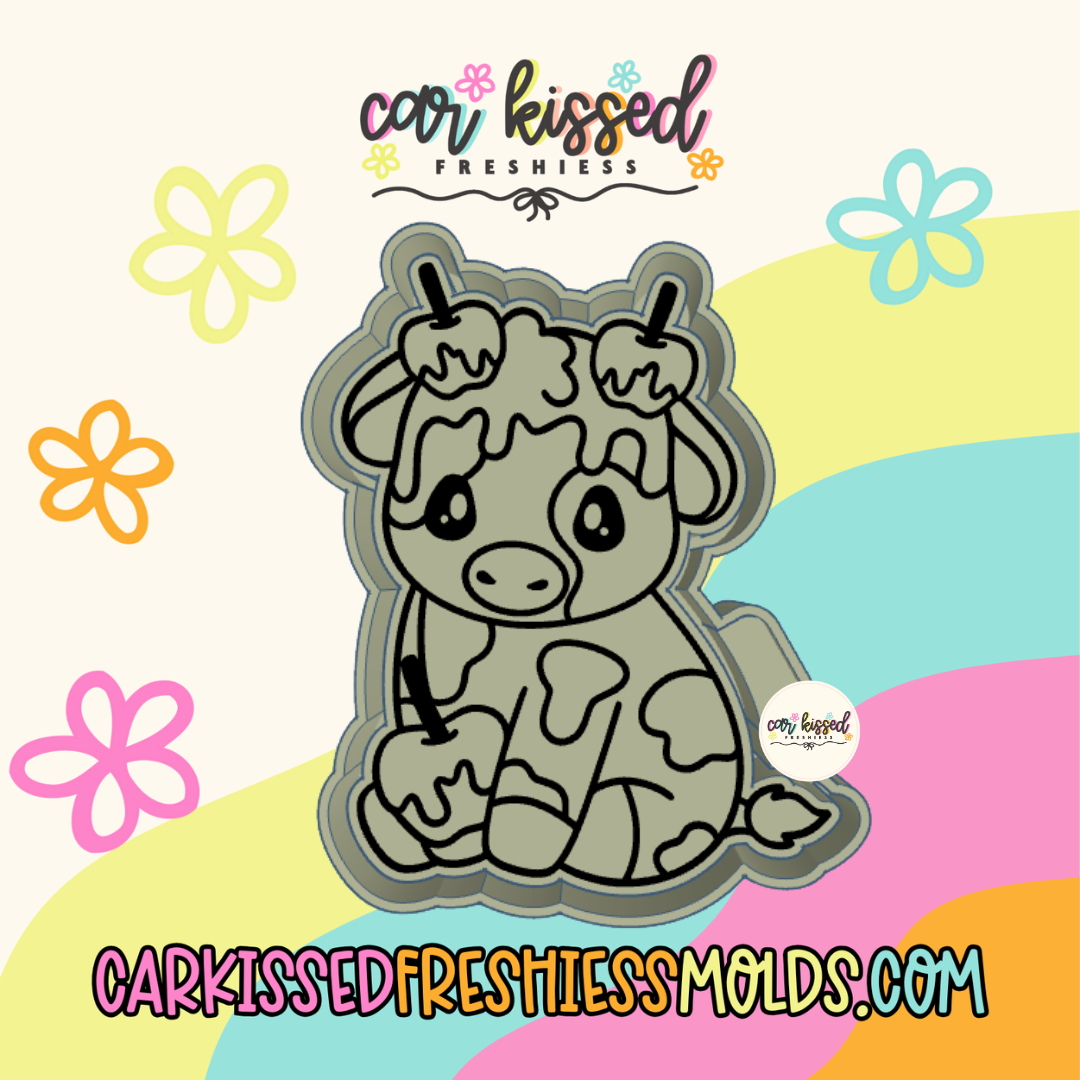 Caramel Apple Cow Silicone Mold