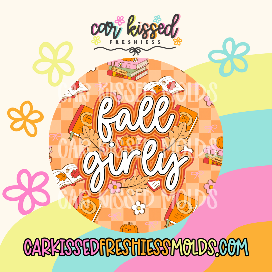 Bookish Fall Girly Cardstock