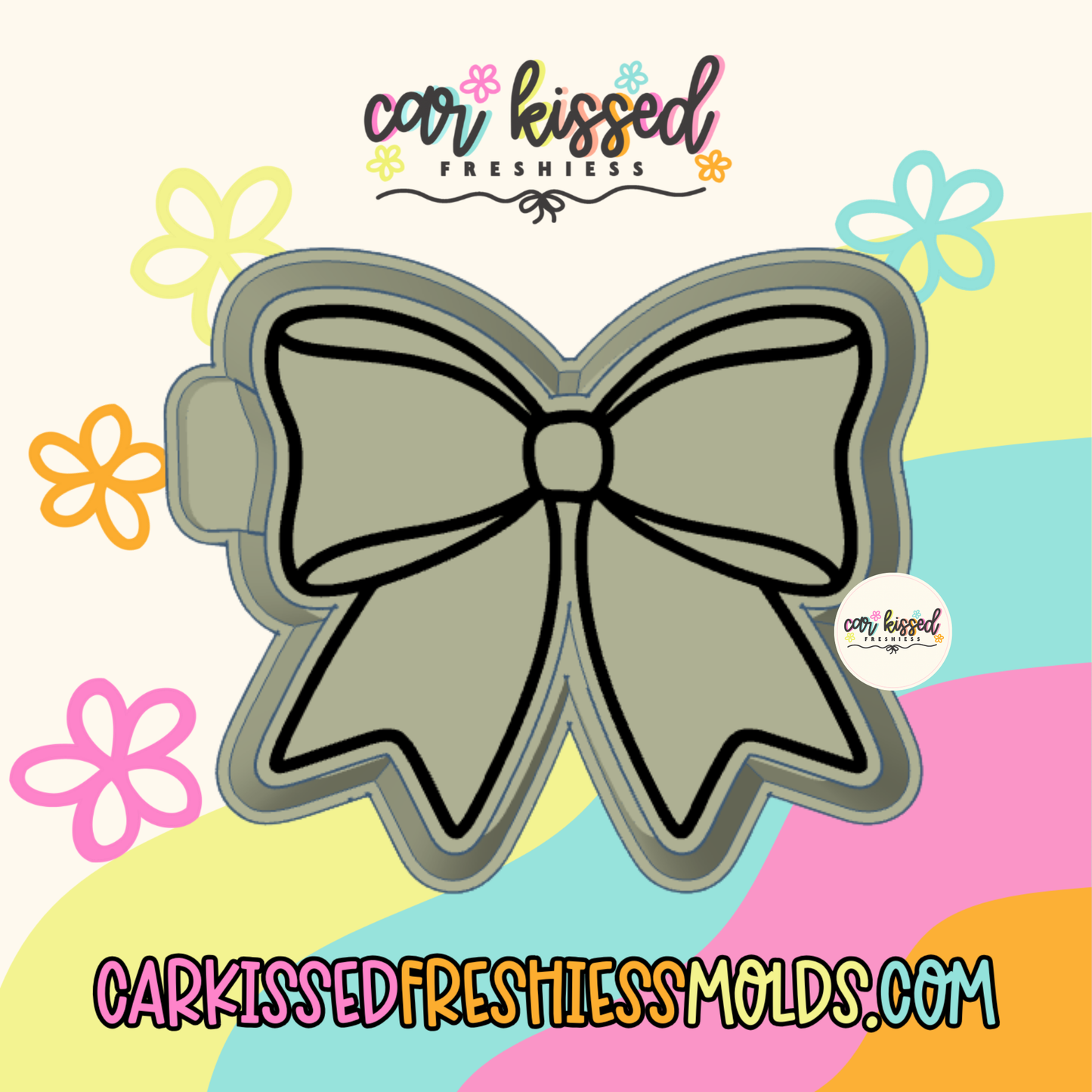 Plain Bow Silicone Mold