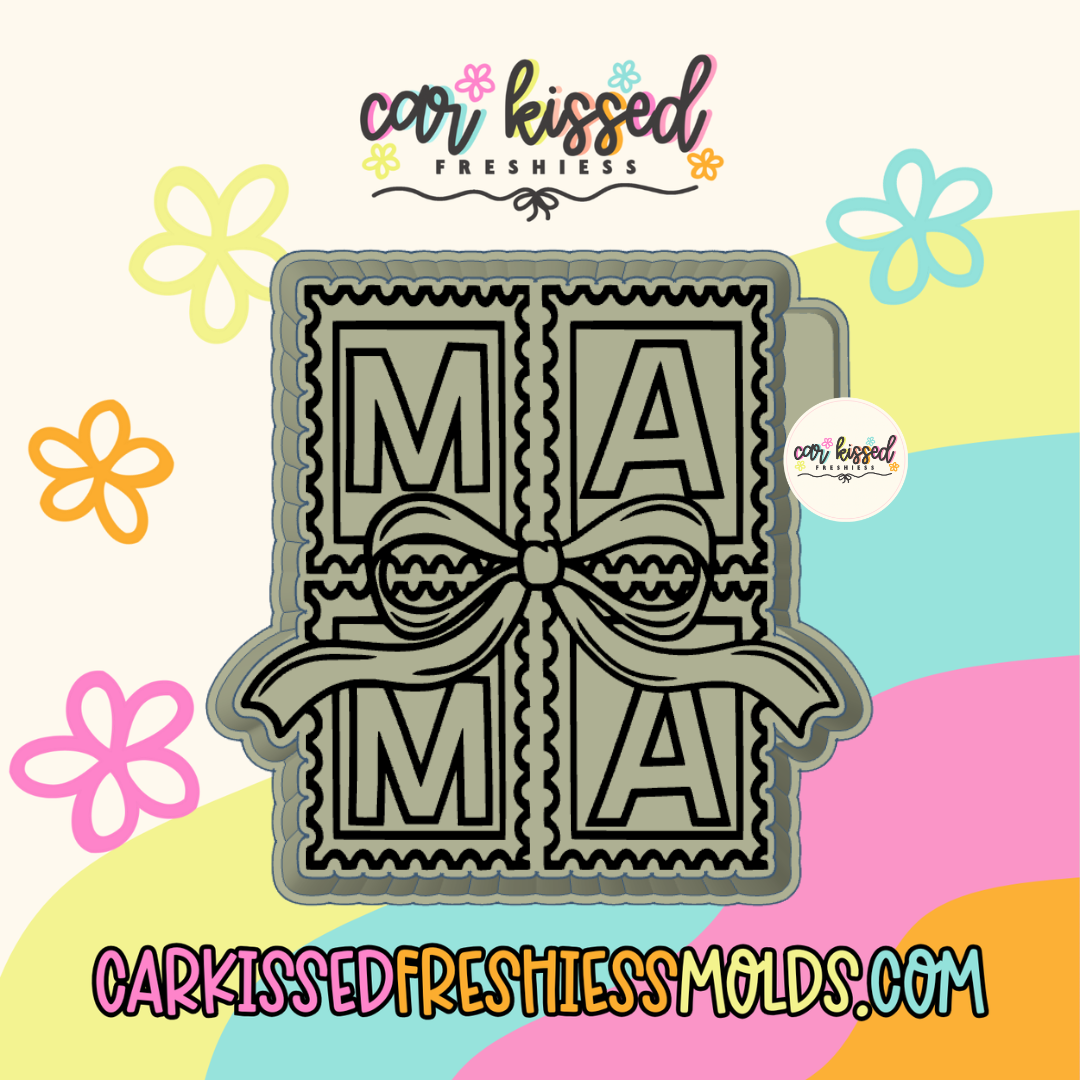 Mama Stamp Collage Silicone Mold