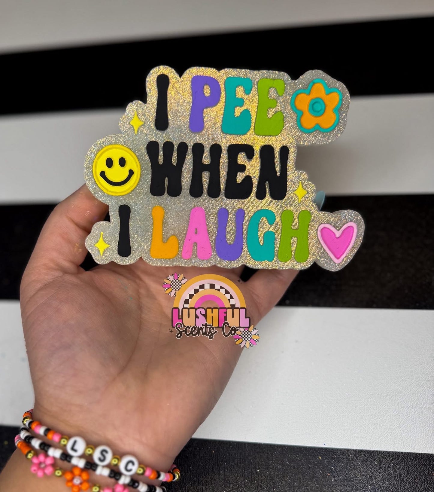 I Pee When I Laugh Silicone Mold