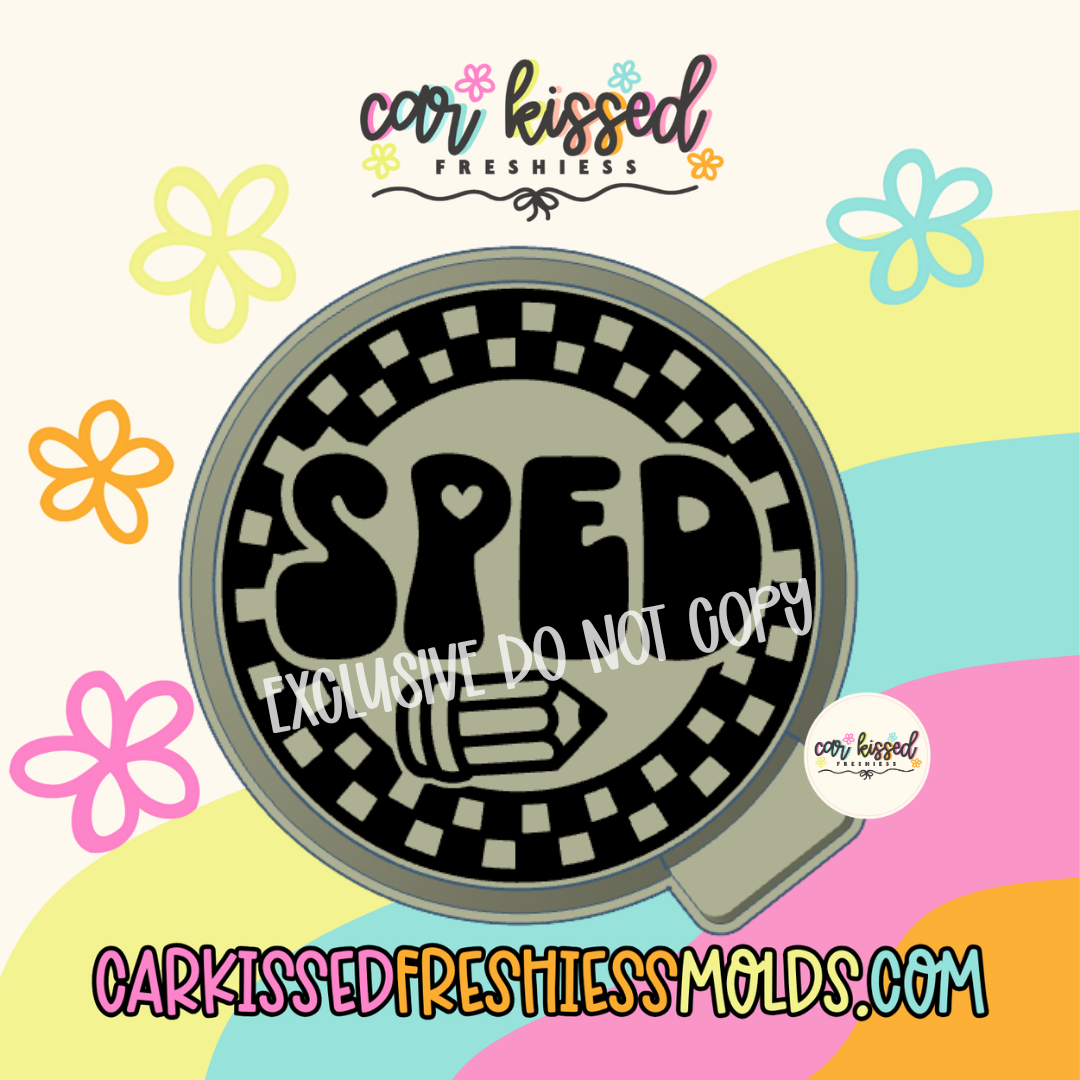 Checkered SPED EXCLUSIVE Silicone Mold