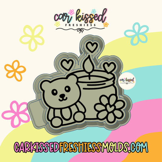 Bear Candle Silicone Mold