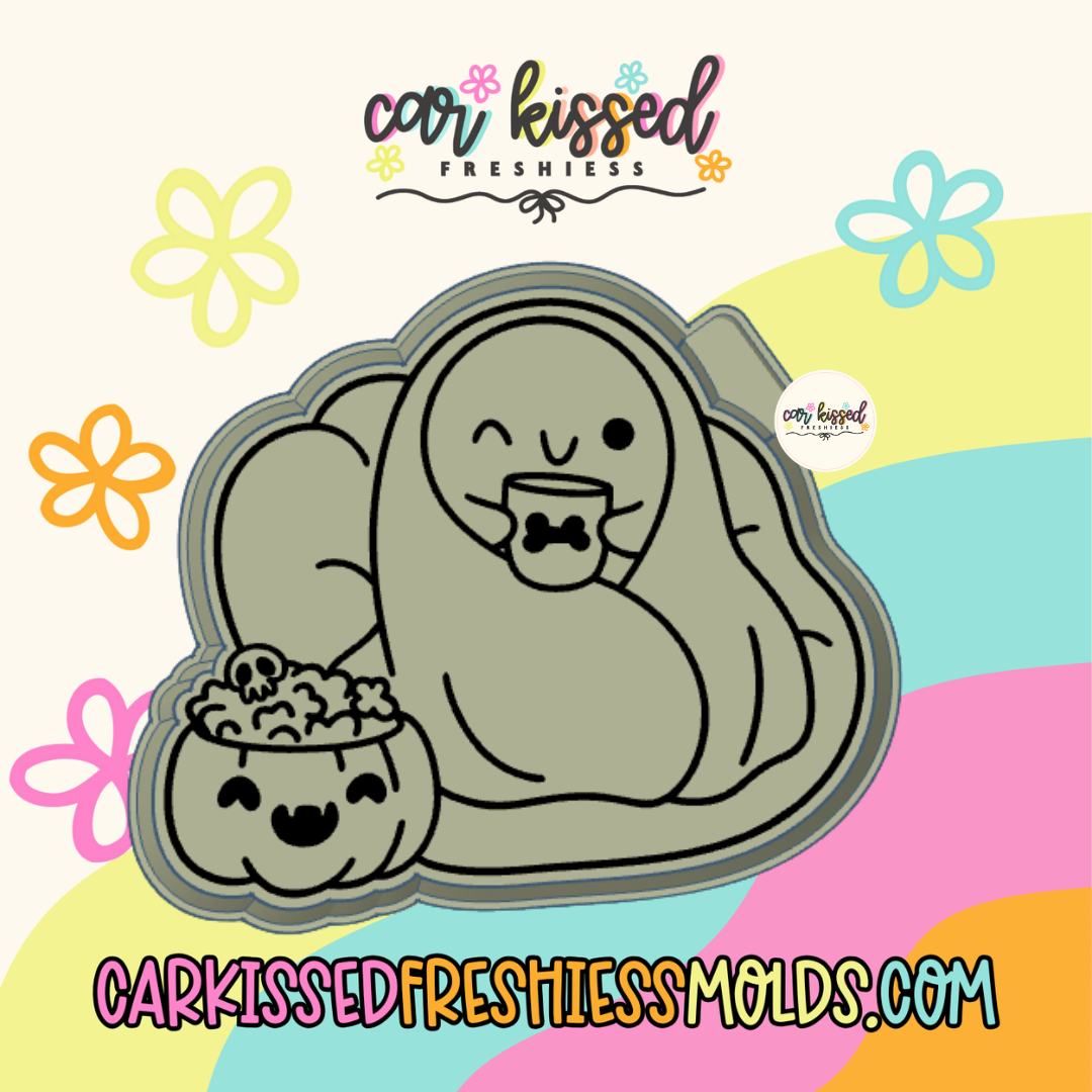 Bean Bag Ghost Silicone Mold