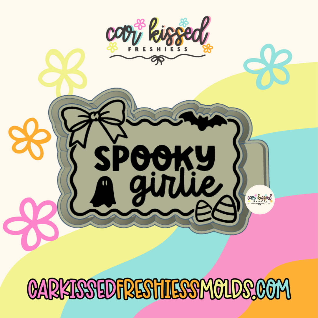 Spooky Girly Frame Silicone Mold
