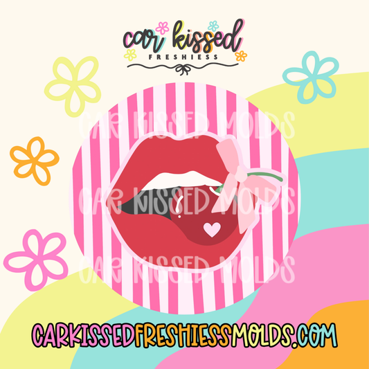 Red Cherry Lips Cardstock