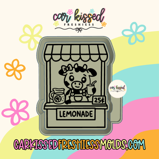 Cow Lemonade Stand Silicone Mold