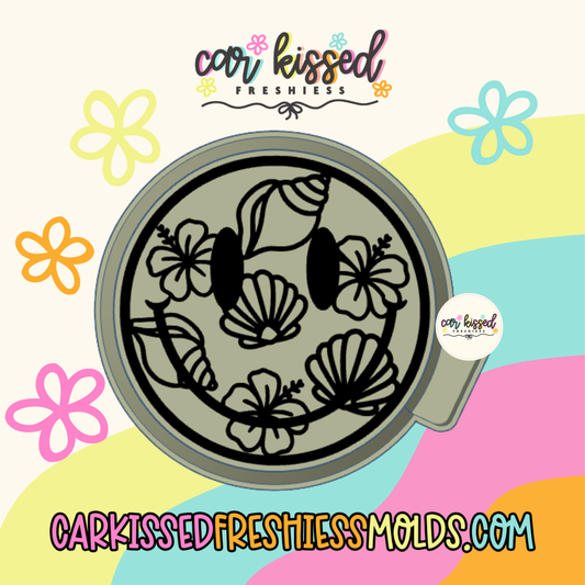 SeaShell Happy Face Silicone Mold